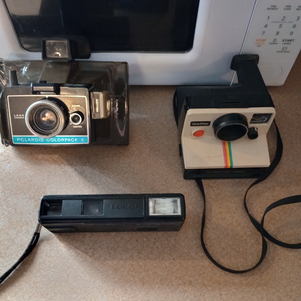 Polaroid Colorpack II and OneStep Instant Cameras - (Bundle Of 3)